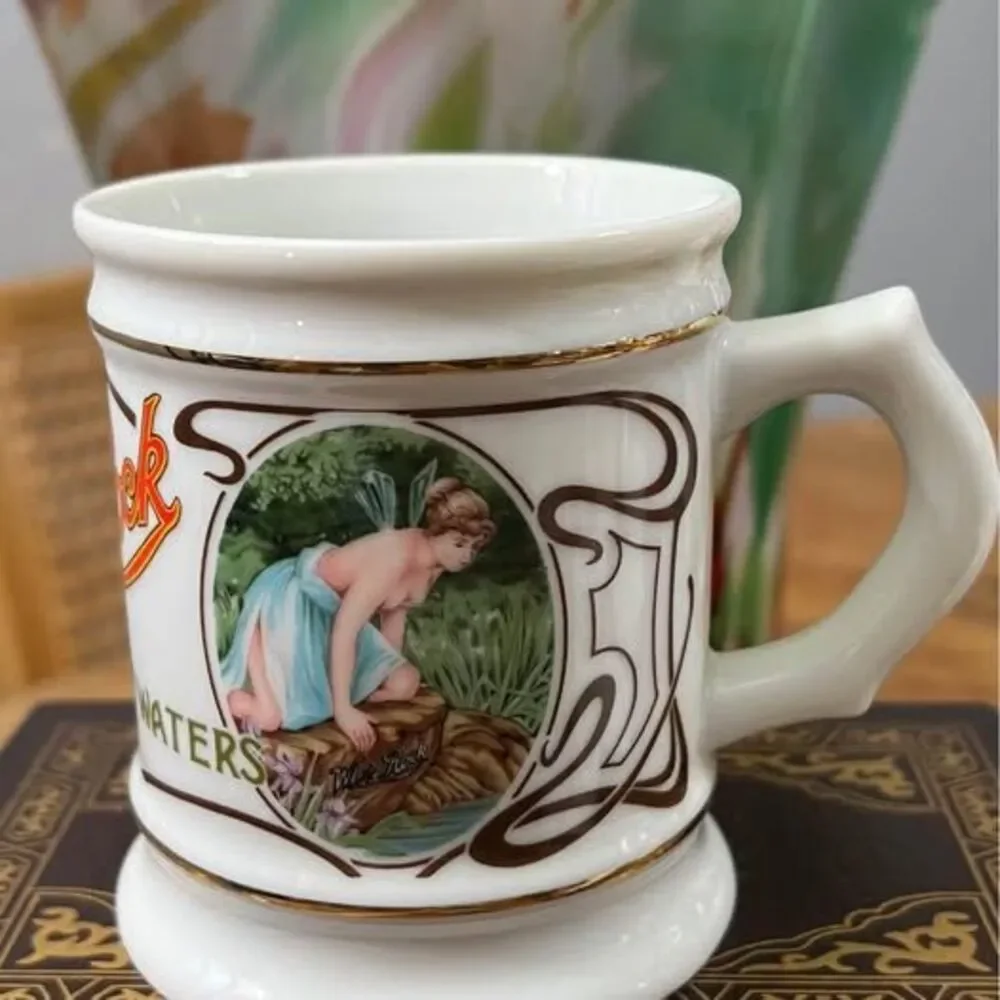 Porcelain Mug Collection Franklin Porcelain 1985, White Rock The Corner Store